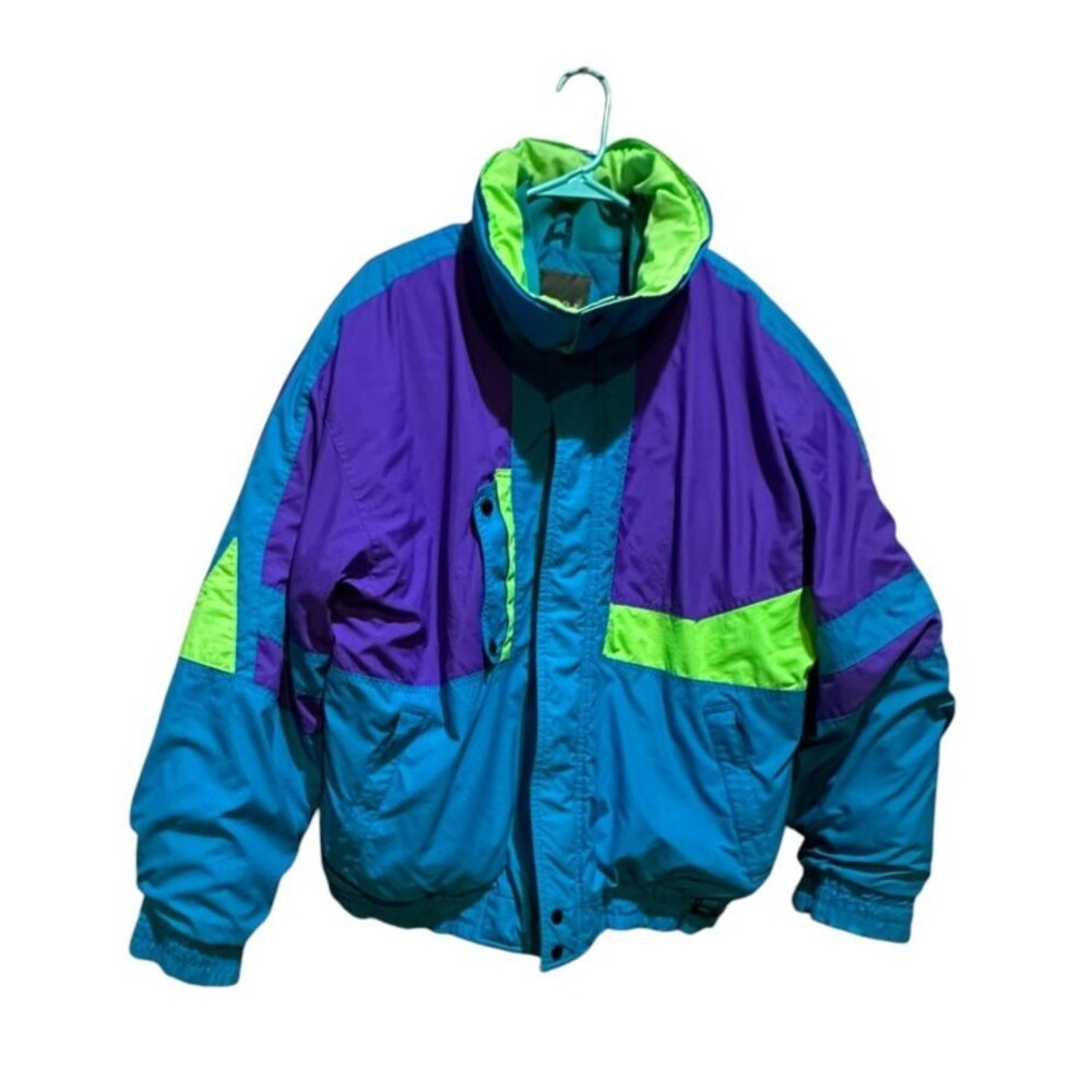 Vintage Inside Edge Womens Size XL Coat Ski Jacket Snowboarding Multicolor 90’s